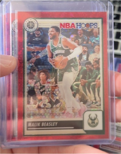 2023-24 Panini NBA Hoops Premium Stock #239 Malik Beasley — front