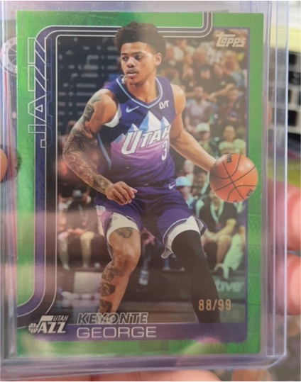 2025-26 Topps Basketball #131 Keyonte George — front