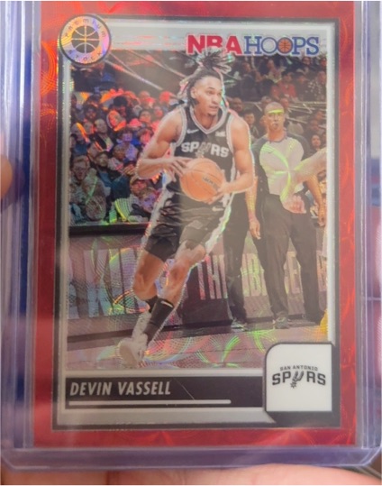 2023-24 Panini NBA Hoops Premium Stock #232 Devin Vassell — front