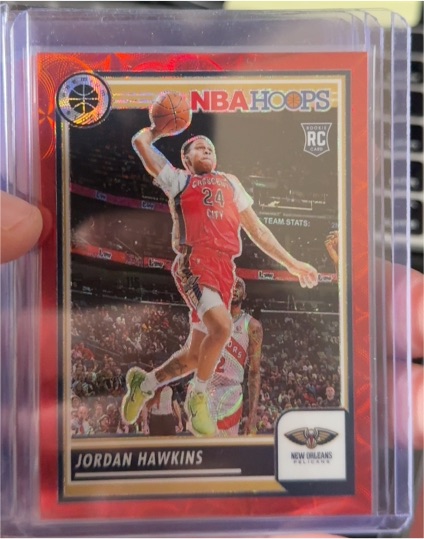 2023-24 Panini NBA Hoops Premium Stock #125 Jordan Hawkins — front