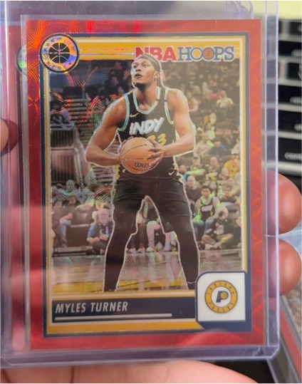 2023-24 Panini NBA Hoops Premium Stock #183 Myles Turner — front
