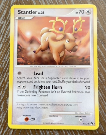 2007 Pokémon POP Series 7 #9 Stantler — front