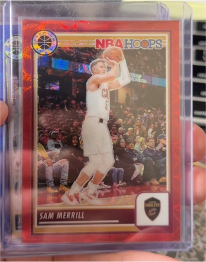 2023-24 Panini NBA Hoops Premium Stock #233 Sam Merrill — front