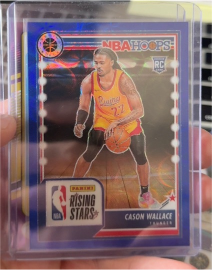 2023-24 Panini NBA Hoops Premium Stock #281 Cason Wallace — front