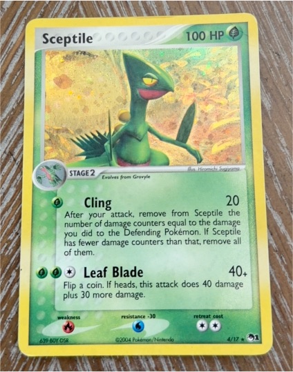 2004 Pokémon POP Series 1 #4 Sceptile — front