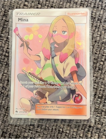 2018 Pokémon SM Lost Thunder #211 Mina — front