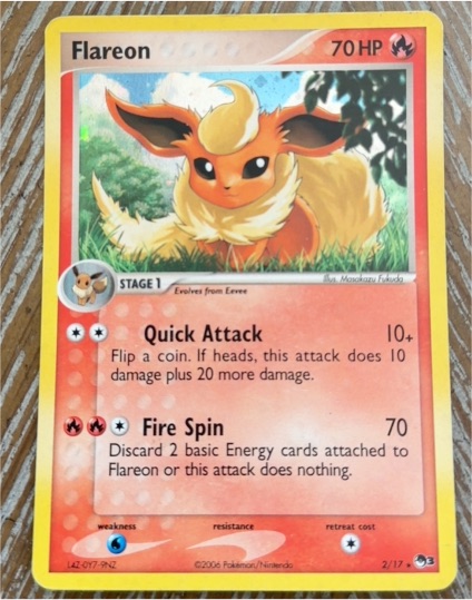 2006 Pokemon POP Series 3 #2 Flareon Holo Rare — front