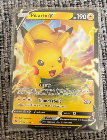 2020 Pokémon Vivid Voltage #043 Pikachu V — front