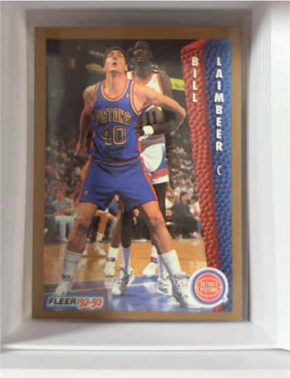 1992-93 Fleer #64 Bill Laimbeer — front