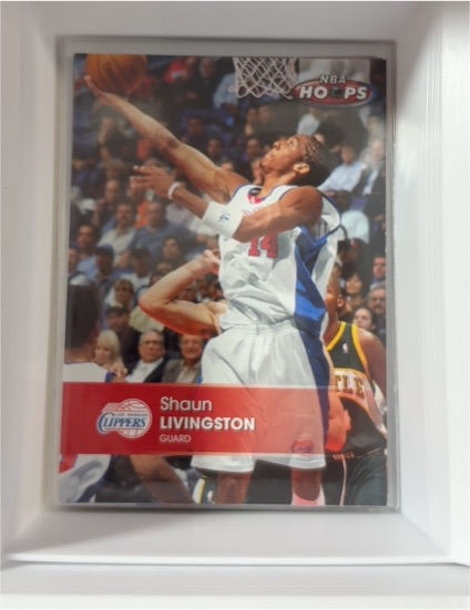 2004-05 NBA Hoops #189 Shaun Livingston — front