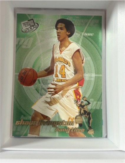 2004 Press Pass #HT4 Shaun Livingston Hang Time — front