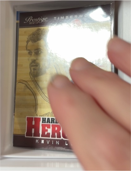 2012-13 Panini Prestige Hardcourt Heroes #7 Kevin Love — front