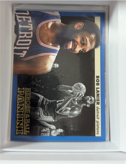2012-13 Panini Heroes of the Hall #9 Bob Lanier — front