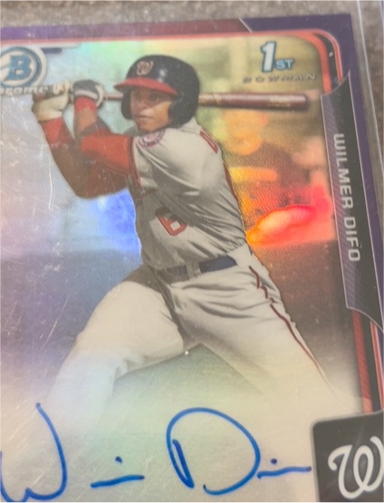 2015 Bowman Chrome Prospects #BCAP-WD Wilmer Difo — front