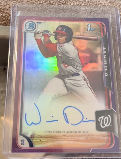 2015 Bowman Chrome Prospects #BCAP-WD Wilmer Difo — front