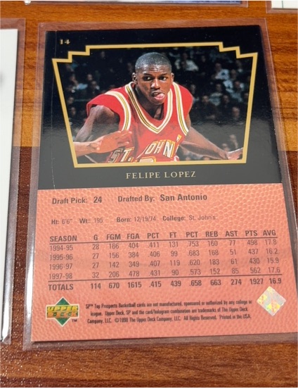 1997 Upper Deck #14 Felipe Lopez — front
