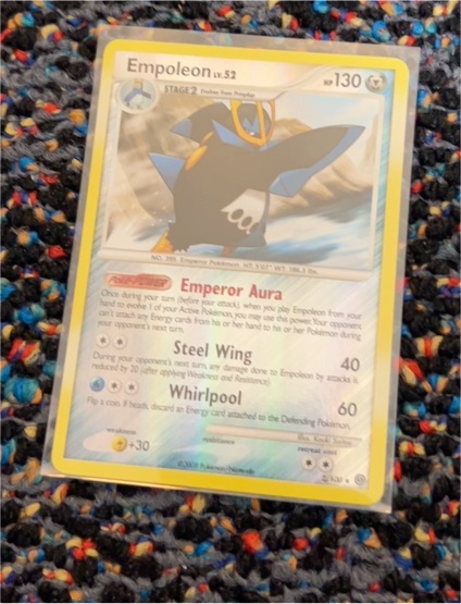 2008 Pokémon Diamond & Pearl Stormfront #2 Empoleon — front