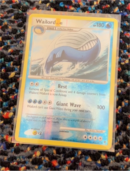 2009 Pokemon Supreme Victors #47 Wailord — front
