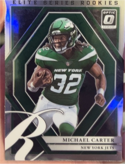2021 Donruss Optic Elite Series Rookies #ESR-19 Michael Carter — front