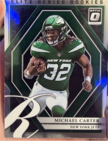 2021 Donruss Optic Elite Series Rookies #ESR-19 Michael Carter — front