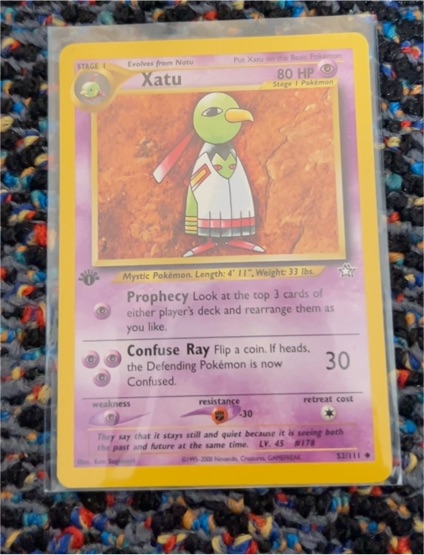 2000 Neo Genesis #52 Xatu — front