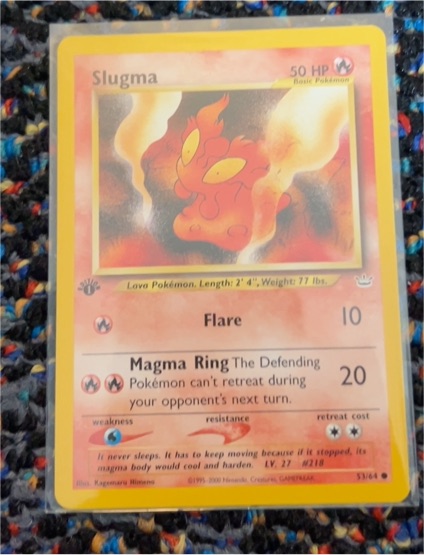 1999 Neo Revelation #53 Slugma — front