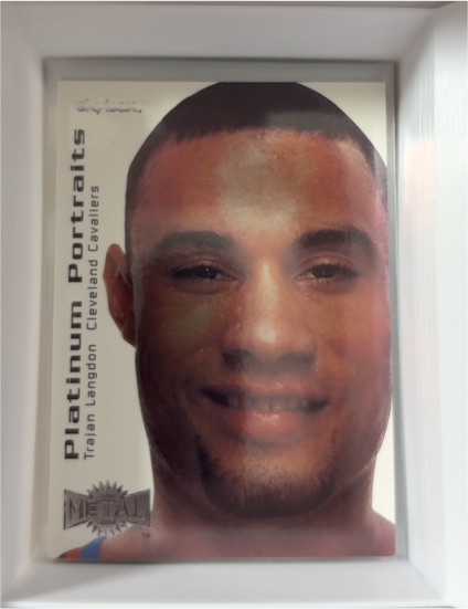 1999-00 SkyBox Metal Platinum Portraits #14PP Trajan Langdon — front