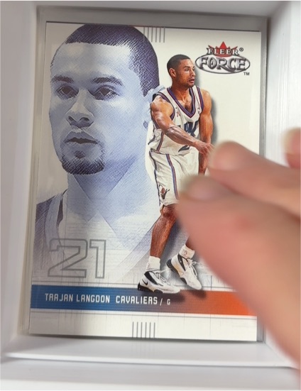 2001-02 Fleer Force #21 Trajan Langdon — front