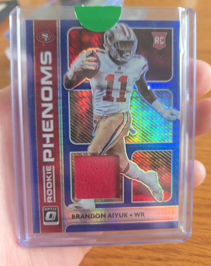 2020 Panini Donruss Optic Rookie Phenoms #RP-19 Brandon Aiyuk — front