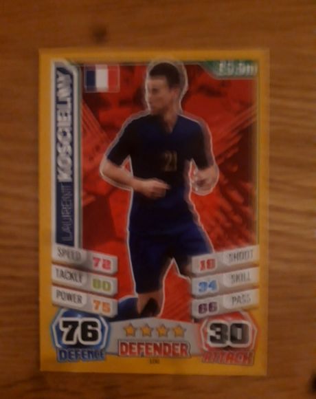2021 Topps Match Attax #DEF 21 Laurent Koscielny — front