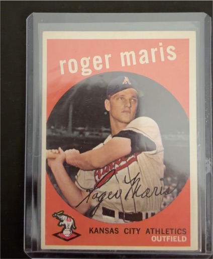 1959 Topps #202 Roger Maris — front