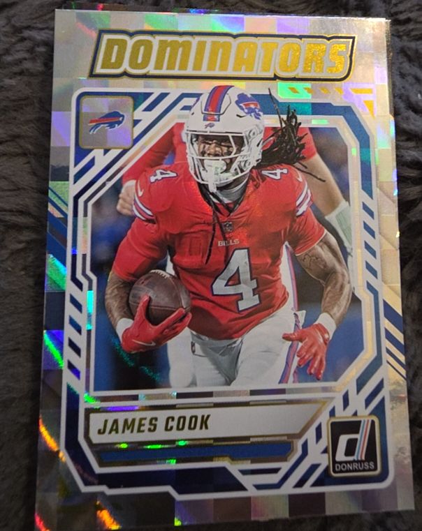 2025 Donruss Dominators #DOM-JCK James Cook — front