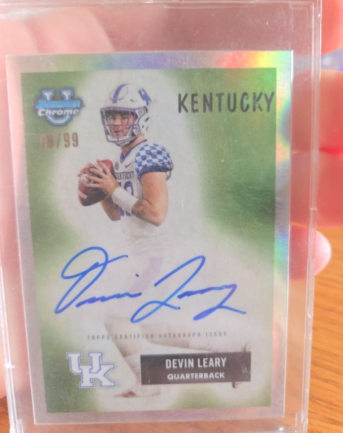 2023 Bowman Chrome University 1955 Retro #55BF-29 Devin Leary — front