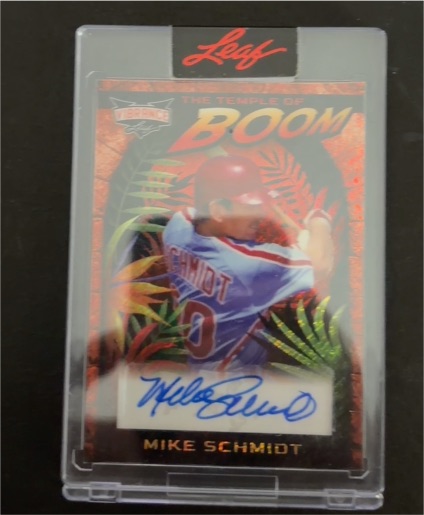 2023 Leaf The Temple of Boom Mike Schmidt — front