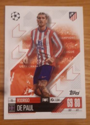 2024-25 Topps UEFA Club Competitions #69 Rodrigo De Paul — front