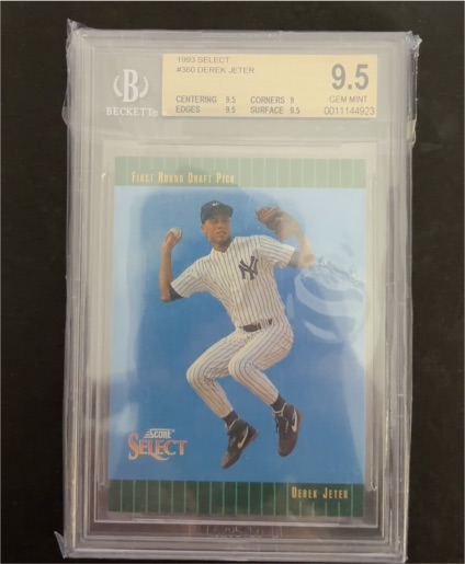 1993 Score Select #360 Derek Jeter — front