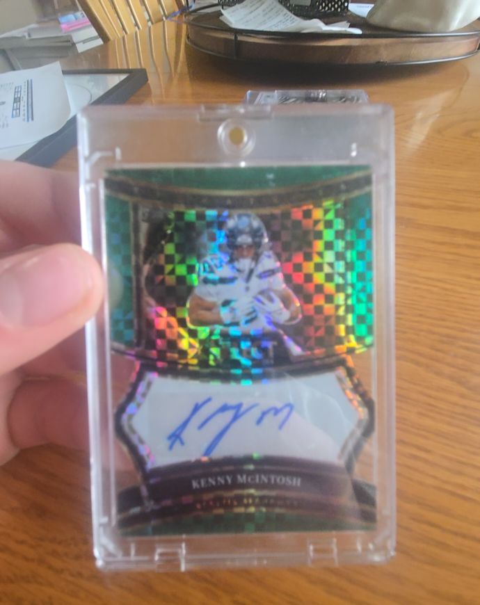 2024 Panini Select Signatures #SP-KMH Kenny McIntosh — front