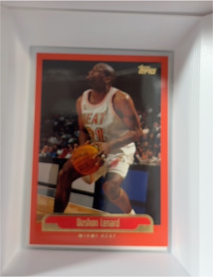 1999-00 Topps #33 Voshon Lenard Miami Heat — front