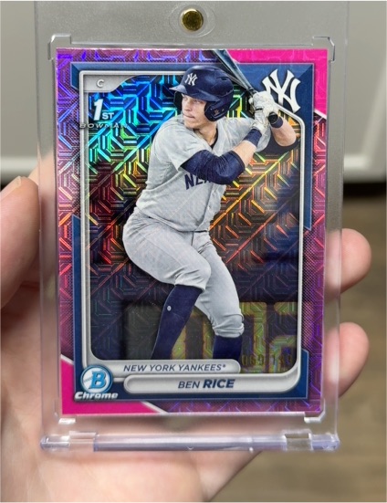 2024 Bowman Chrome Prospects #BCP-186 Ben Rice — front