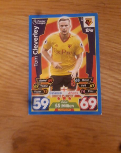 2025-26 Topps Premier League #219 Tom Cleverley — front