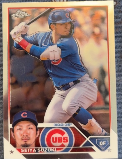 2023 Topps Chrome #168 Seiya Suzuki — front