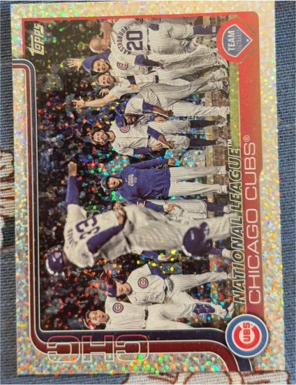 2025 Topps Series 1 #60 Chicago Cubs Team Card — front