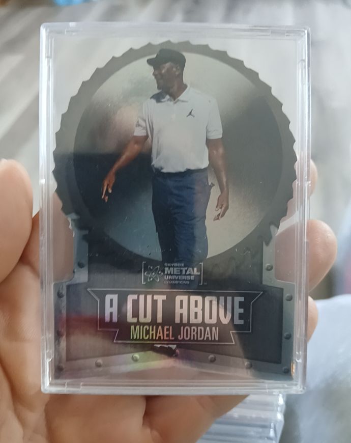 2022 Skybox Metal Universe Champions #ACA-1 Michael Jordan A Cut Above — front