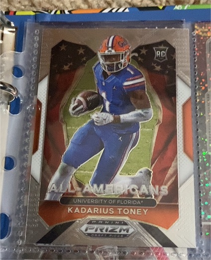 2021 Panini Prizm Draft Picks All-American #195 Kadarius Toney — front