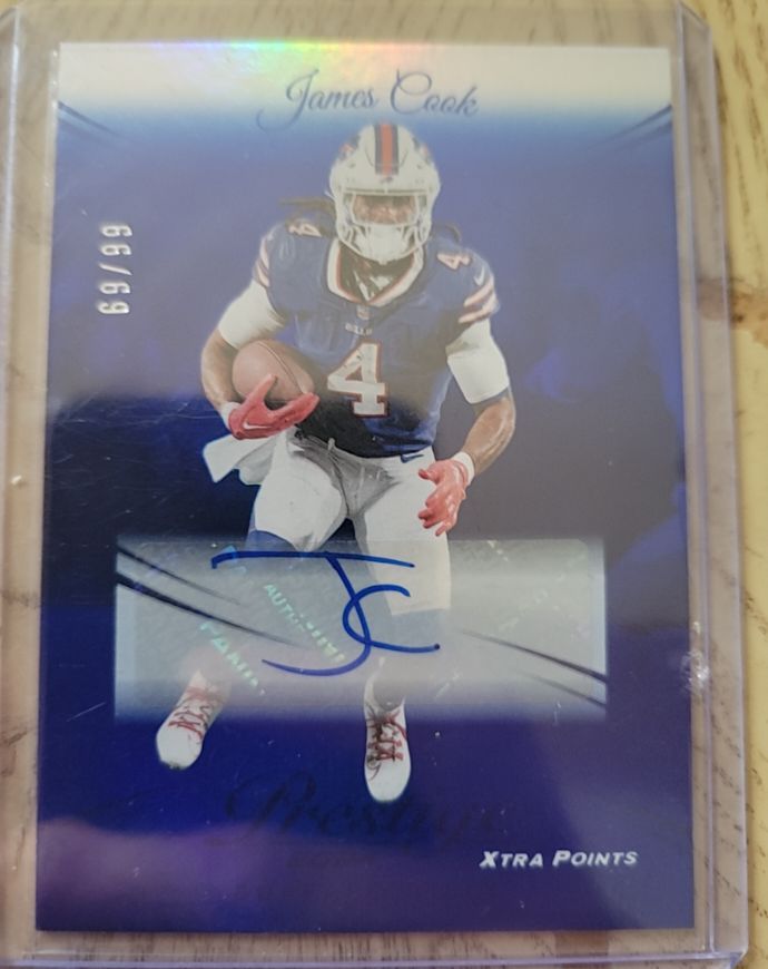 2024 Panini Prestige #31 James Cook Xtra Points — front