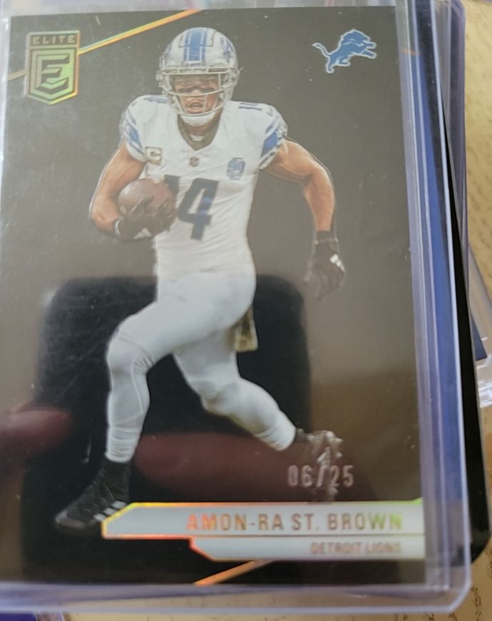 2024 Panini Donruss Elite #87 Amon-Ra St. Brown — front