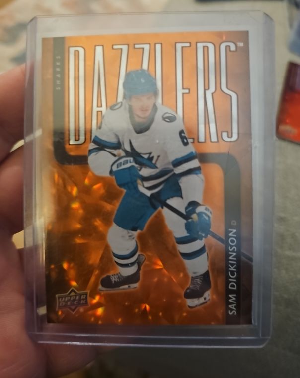 2025-26 Upper Deck Series 2 Dazzlers #DZ-82 Sam Dickinson — front