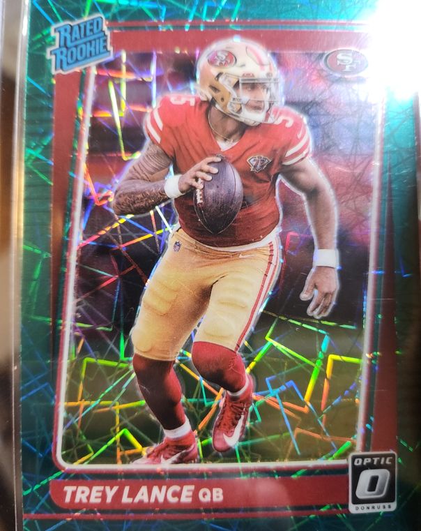 2021 Panini Donruss Optic #203 Trey Lance — front