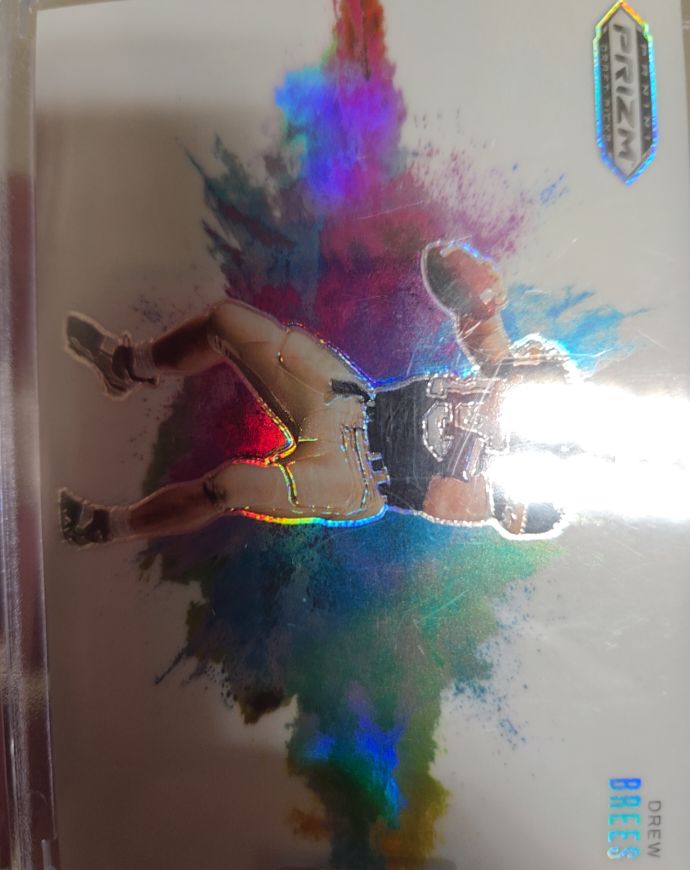 2025 Panini Prizm Draft Picks #30 Drew Brees Color Blast SSP — front