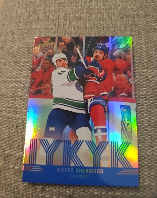 2025-26 Upper Deck Series 2 IYKYK #IYKYK-12 Kiefer Sherwood — front